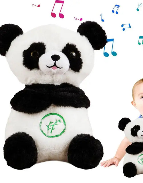 Load image into Gallery viewer, Soothing Panda Soft Panda Plushie Toy Plush Sound Machine Portable Plush Toy Music &amp; Sounds for Comforting Moments
