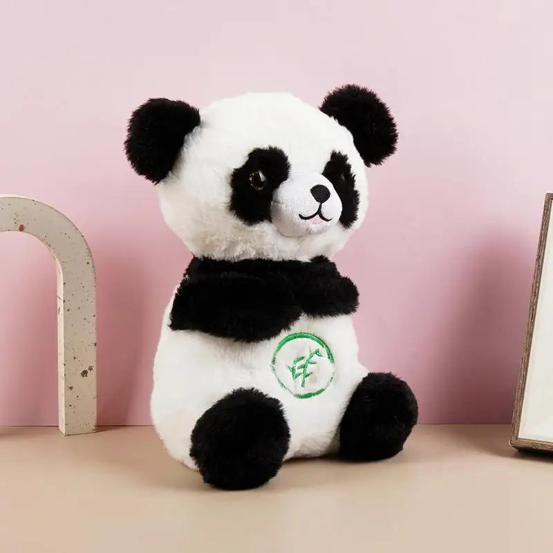 Soothing Panda Soft Panda Plushie Toy Plush Sound Machine Portable Plush Toy Music & Sounds for Comforting Moments