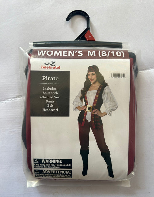 Load image into Gallery viewer, Pirate Halloween Costume for Adults, Womens Size L, by
