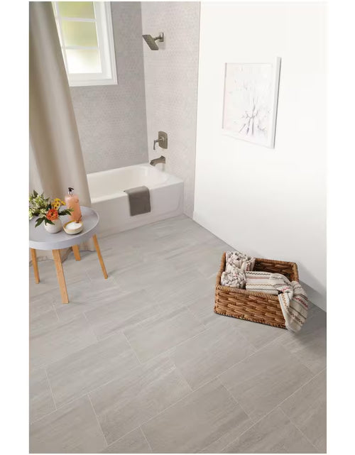 Load image into Gallery viewer, Nova Falls Gray 12 In. X 24 In. Porcelain Stone Look Floor and Wall Tile (15.6 Sq. Ft. / Case)
