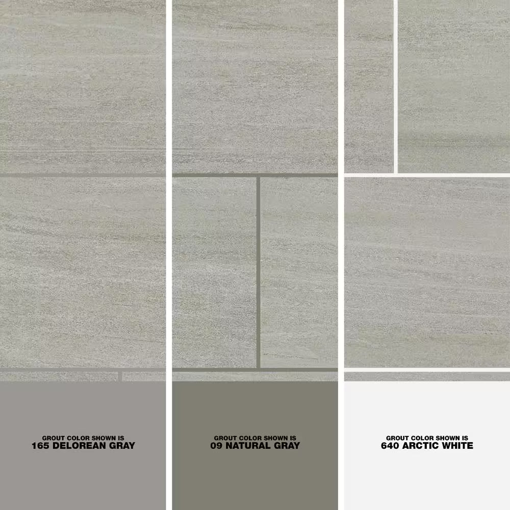 Nova Falls Gray 12 In. X 24 In. Porcelain Stone Look Floor and Wall Tile (15.6 Sq. Ft. / Case)