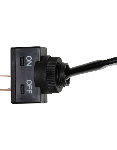 Load image into Gallery viewer, plus 10886W Universal Plastic Toggle Switch 20 Amp, Black
