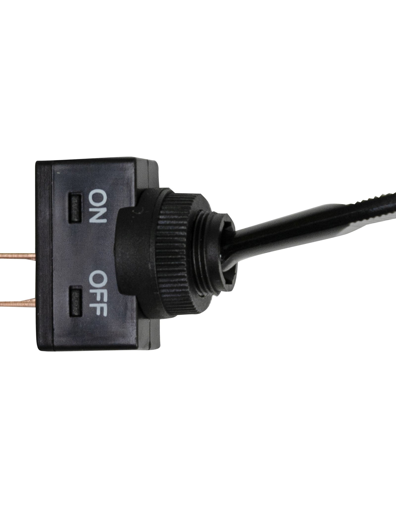 plus 10886W Universal Plastic Toggle Switch 20 Amp, Black