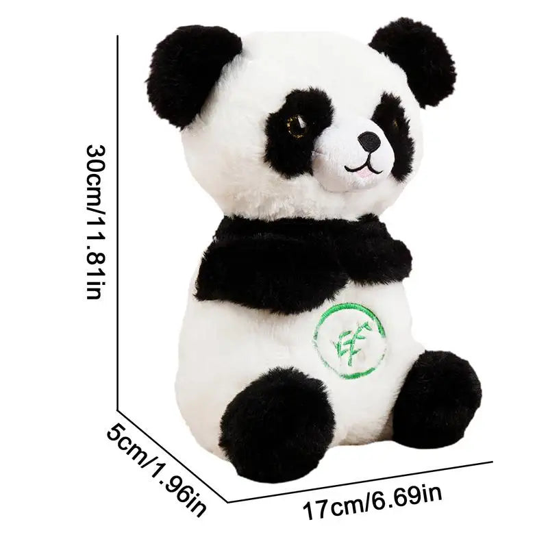 Soothing Panda Soft Panda Plushie Toy Plush Sound Machine Portable Plush Toy Music & Sounds for Comforting Moments