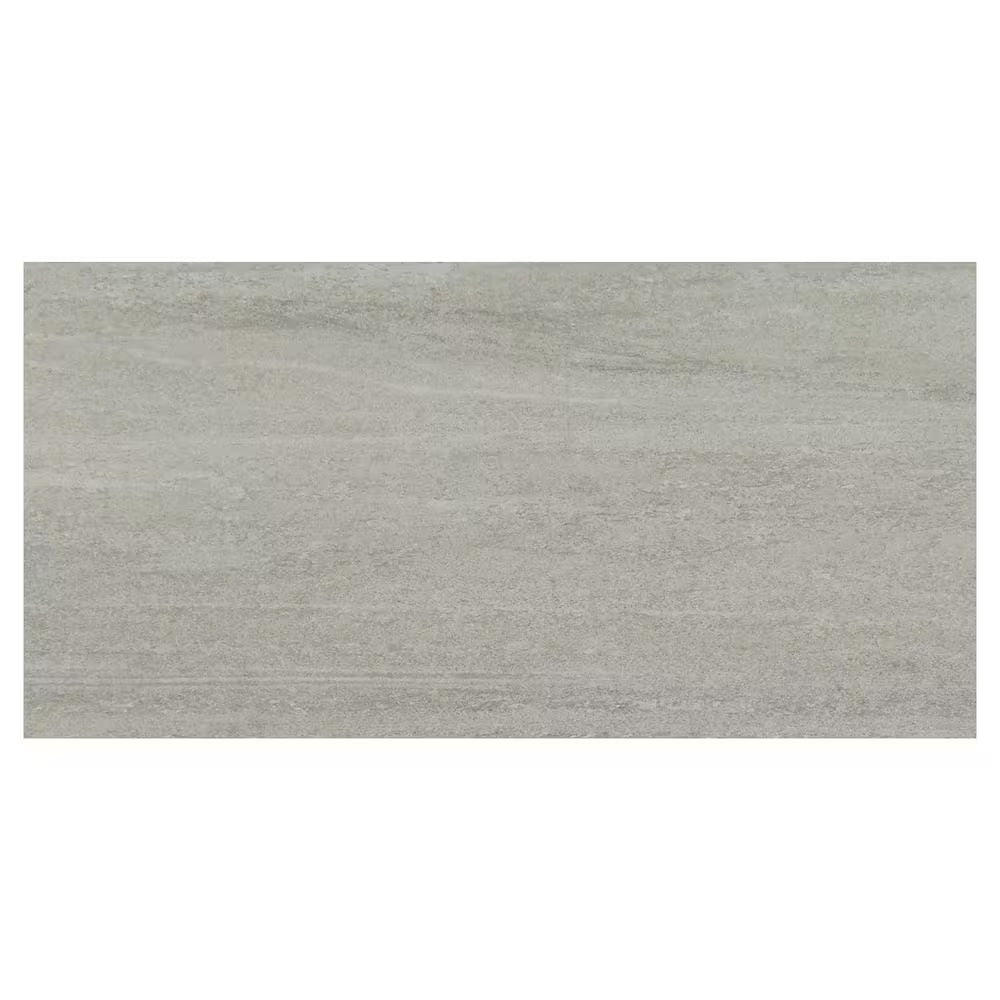 Nova Falls Gray 12 In. X 24 In. Porcelain Stone Look Floor and Wall Tile (15.6 Sq. Ft. / Case)