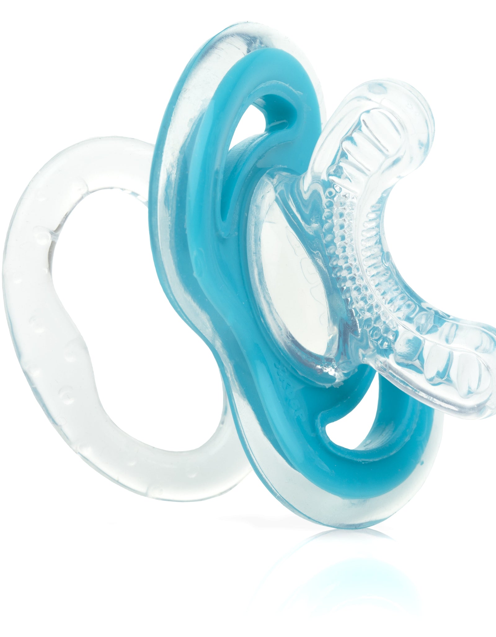 Gum-Eez Pacifier Teether Set with Cover, Blue/Green, 2 Pack