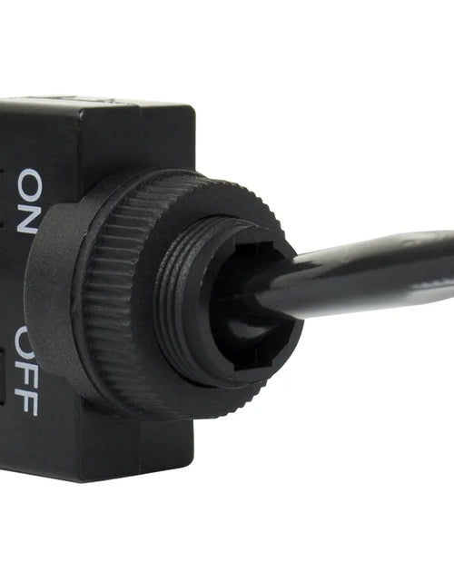 Load image into Gallery viewer, plus 10886W Universal Plastic Toggle Switch 20 Amp, Black
