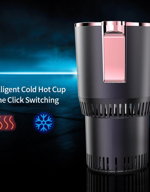 Load image into Gallery viewer, Smart Car 2-In-1 Hot and Cold Cup Drinks Holder Home Fast Refrigeration Cooling/Heating Mini Touch Screen Beverage Mug Drink Can
