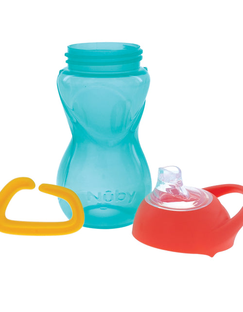 Load image into Gallery viewer, Click-It Soft Spout Sippy Cup with Carabiner, 10 Fl Oz
