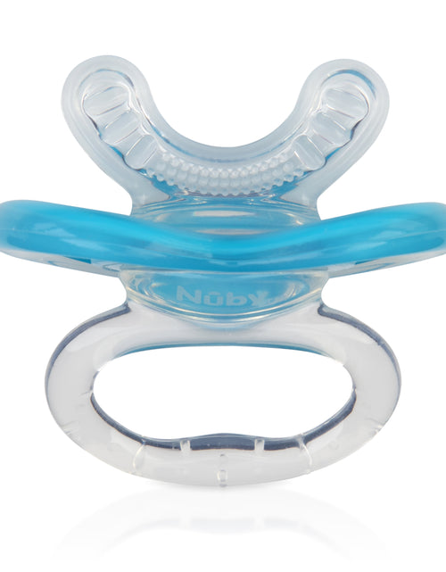 Load image into Gallery viewer, Gum-Eez Pacifier Teether Set with Cover, Blue/Green, 2 Pack
