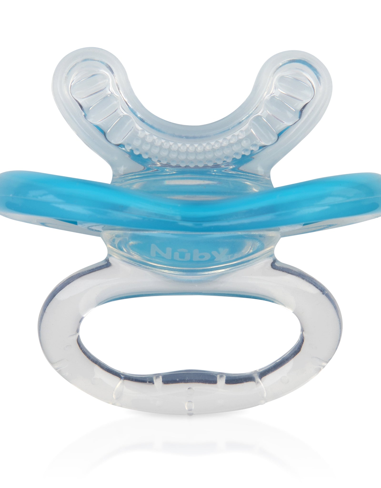 Gum-Eez Pacifier Teether Set with Cover, Blue/Green, 2 Pack